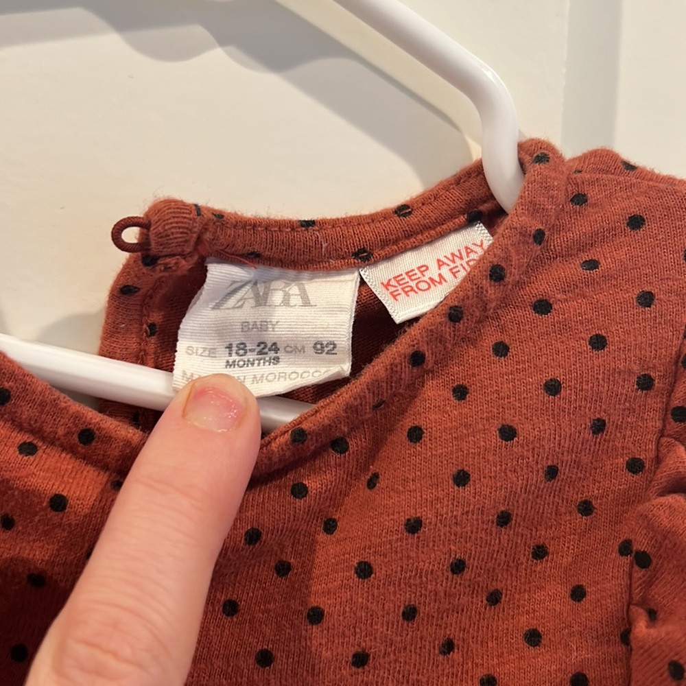 Kids Zara dress 18-24M - Picture 2 of 3